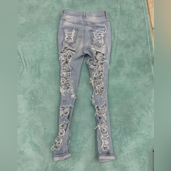 Ripped Fashion Nova Jeans - Picture 2 of 3